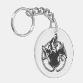 Ferocious Drei-Headed Hound Schlüsselanhänger (Vorderseite links)