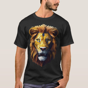 Ferocious Reverie: 4D Realistisches Löwenkunst T-S T-Shirt