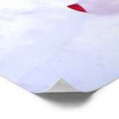 Ferocious Snow Cat Poster (Ecke)