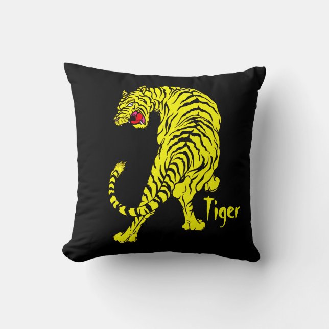 Ferocious Tiger Kissen (Vorderseite)