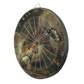 Ferocious Wild Leopard (von Jean-Baptiste Oudry) Dartscheibe (Vorderseite rechts)