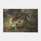 Ferocious Wild Leopard (von Jean-Baptiste Oudry) Fußmatte (Vorderseite)
