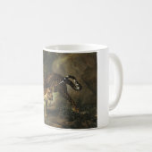 Ferocious Wild Leopard (von Jean-Baptiste Oudry) Kaffeetasse (VorderseiteRechts)