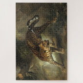 Ferocious Wild Leopard (von Jean-Baptiste Oudry) Puzzle (Vertikal)