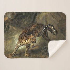 Ferocious Wild Leopard (von Jean-Baptiste Oudry) Sherpadecke