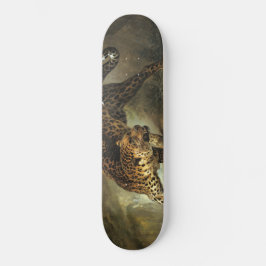 Ferocious Wild Leopard (von Jean-Baptiste Oudry) Skateboard
