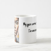 Ferocity Vibrant Pixel Art Portrait Kaffeetasse (Mittel)