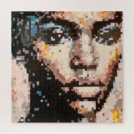 Ferocity Vibrant Pixel Art Portrait Puzzle (Vertikal)