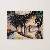 Ferocity Vibrant Pixel Art Portrait Puzzle (Horizontal)