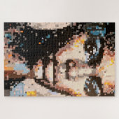 Ferocity Vibrant Pixel Art Portrait Puzzle (Horizontal)