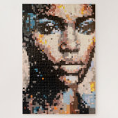 Ferocity Vibrant Pixel Art Portrait Puzzle (Vertikal)