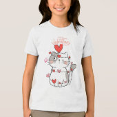 Ferr Hugs Cat Valentine Shirt (Vorderseite)