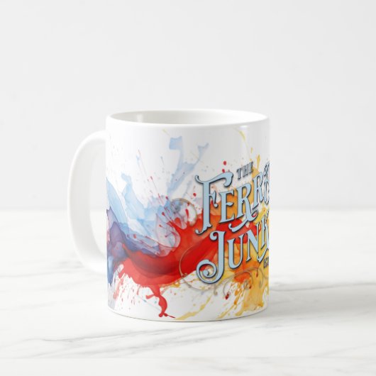 Ferrajunkies Inksplash Tasse (Vorderseite Links)
