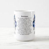 Ferrara, der Ursprung, die Bedeutung und das Kaffeetasse (Mittel)