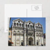 Ferrara (Italien) - cattedrale Postkarte (Vorne/Hinten)