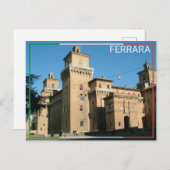 Ferrara - Italien Postkarte (Vorne/Hinten)