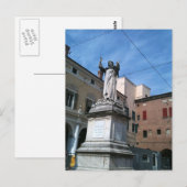 Ferrara (Italien) - Savonarola Postkarte (Vorne/Hinten)