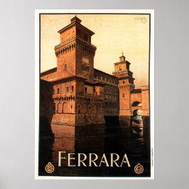 FERRARA NORTH ITALIEN POSTER