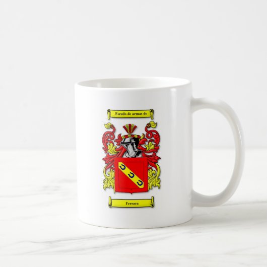 Ferrara-Wappen Kaffeetasse (Rechts)
