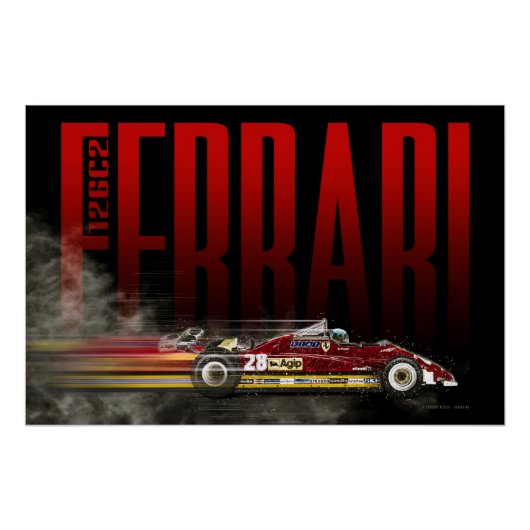 Ferrari 126C2 Poster (Vorderseite)