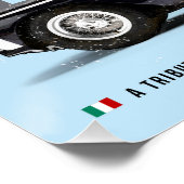 Ferrari 250GT SWB Tribute Poster (Ecke)