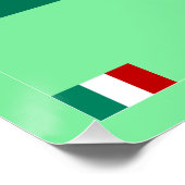 Ferrari 250P at the Targa Florio Poster (Ecke)