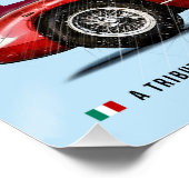Ferrari 250P Tribute Poster (Ecke)