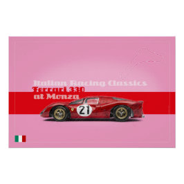 Ferrari 330 at Monza Poster