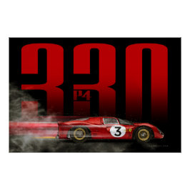 Ferrari 330 P4 Poster