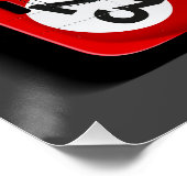 Ferrari 412 No.23 Poster (Ecke)