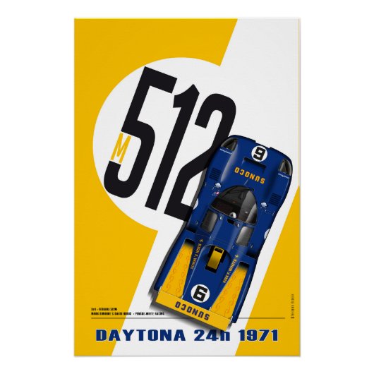 Ferrari 512 Donohue & Hobbs.jpg Poster (Vorderseite)
