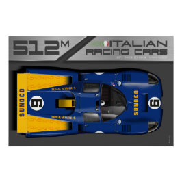 Ferrari 512M Daytona No.6 Poster