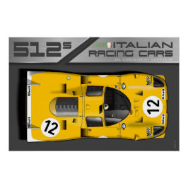 Ferrari 512S LM No.12 Poster