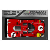 Ferrari 512S LM No.5 Poster (Vorderseite)