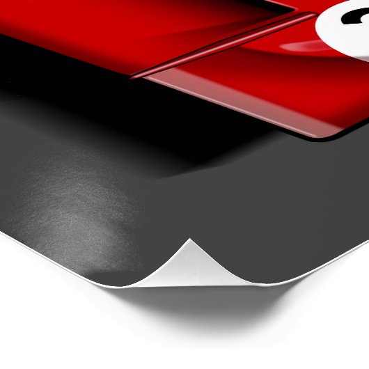 Ferrari 512S Sebring No.21 Poster (Ecke)