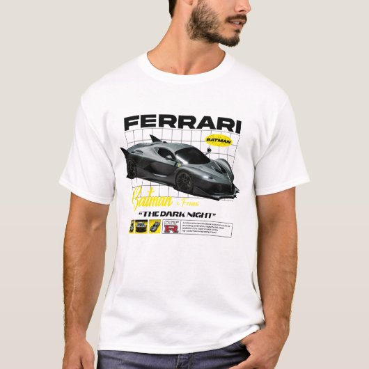 Ferrari Batman T-Shirt (Vorderseite)