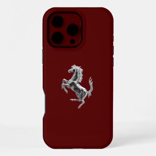 Ferrari Chrome Horse iPhone Hülle (Rückseite)