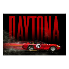 Ferrari Daytona Poster