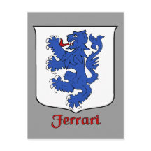 Ferrari Family Shield Postkarte