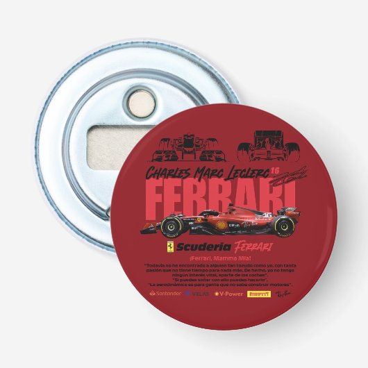 Ferrari Flaschenöffner (Vorderseite)