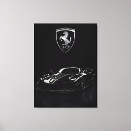 Ferrari FXX-K Blacker Hypercar | Dunkler Superspor Leinwanddruck