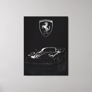 Ferrari FXX-K Blacker Hypercar | Dunkler Superspor Leinwanddruck