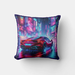 Ferrari Neon Kissen