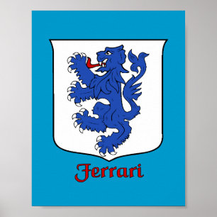 Ferrari-Produktreihe Schild
