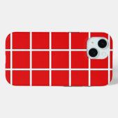 Ferrari Red Squares Case-Mate iPhone Hülle (Rückseite (Horizontal))