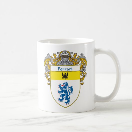 Ferrari-Wappen (überzogen) Kaffeetasse (Rechts)