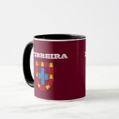Ferreira Nachname Custom Ringer Tasse (Vorderseite Links)