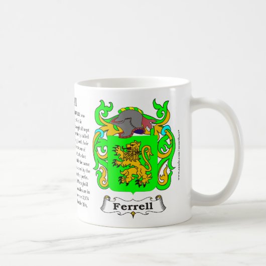 Ferrell, der Ursprung, die Bedeutung und das Kaffeetasse (Rechts)