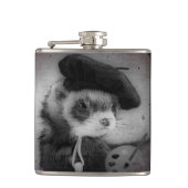 Ferret als Künstler Flachmann (Vorderseite)