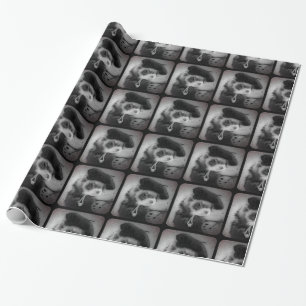 Ferret als Künstler Geschenkpapier